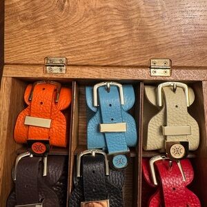 Rustic Cuff Leather Bracelets - Orange, Blue, Cream, Brown, Red,a d Black